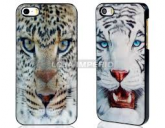 Tigre 3D de impressão de plástico para iPhone 5S / 5