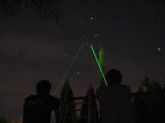 532 nm 5 mw ponteiro laser verde com alça (Preto)
