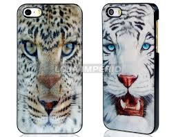 Tigre 3D de impressão de plástico para iPhone 5S / 5