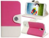 Bolsa em couro  para Samsung Galaxy S4 / i9500 (Rose Red)