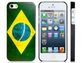 Bandeira Brasil de impressão caixa de plástico fosco para o