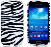 Zebra de borracha TPU para Samsung Galaxy S4 Mini (bran